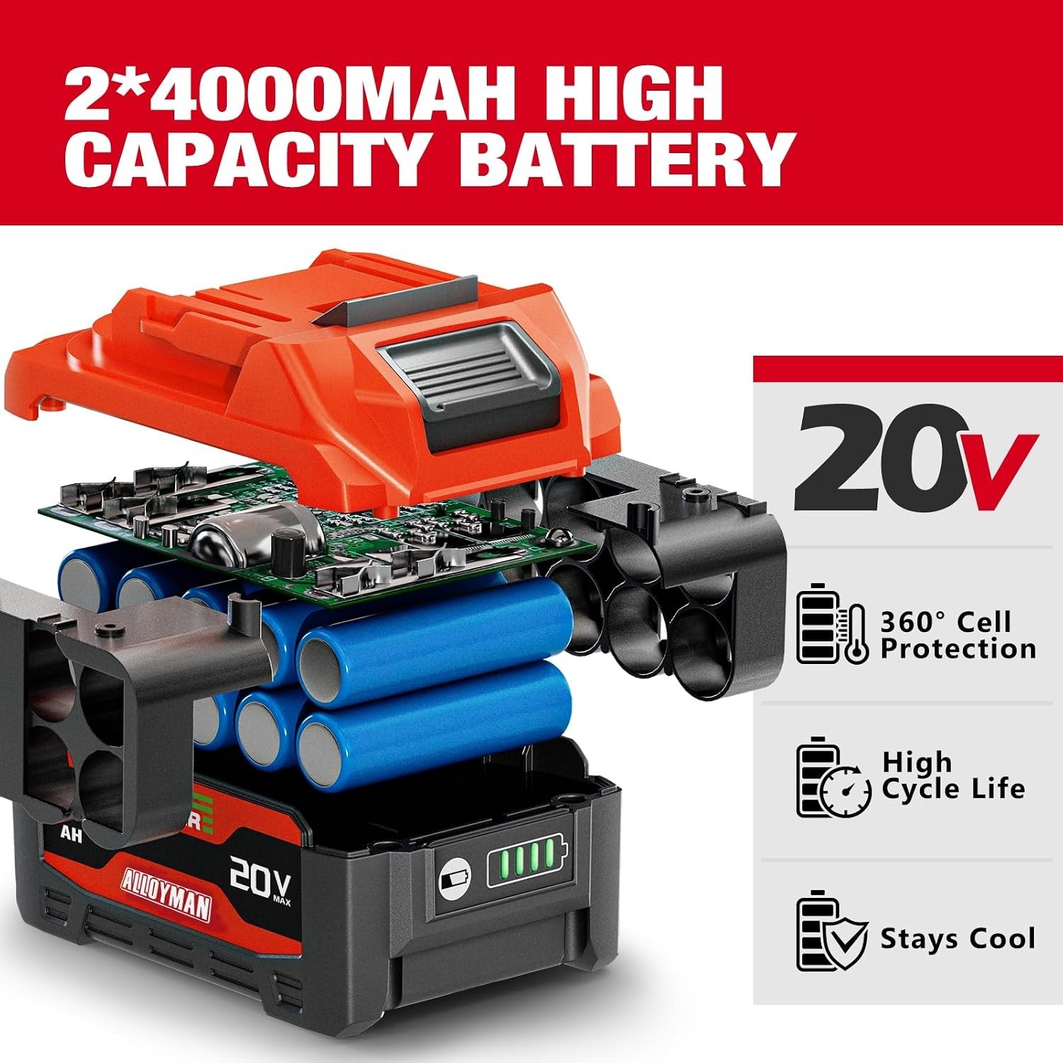 Heavy-Duty 1500 FT-LBS Brushless Cordless Impact Wrench with Adjustable Speed