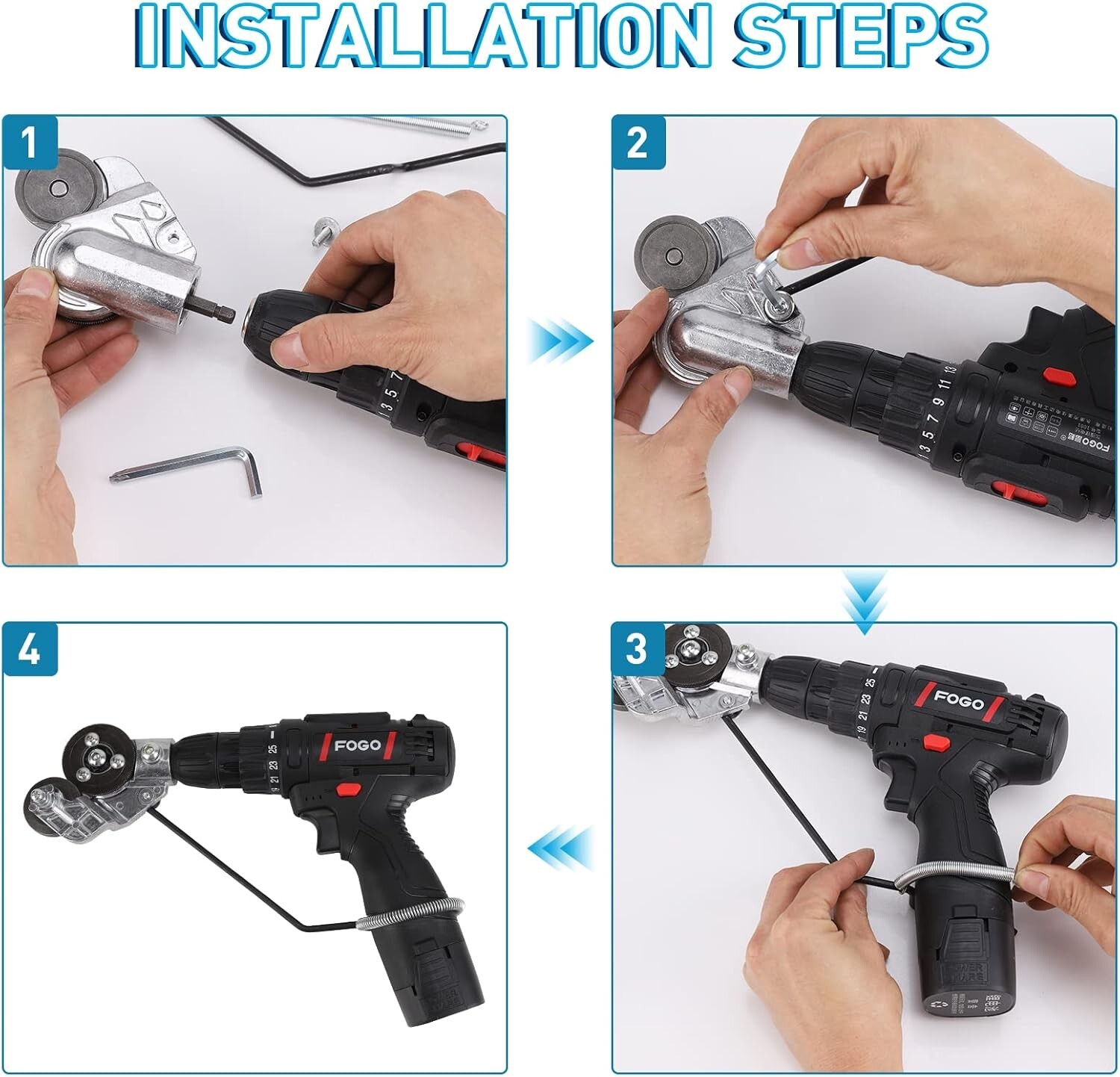 Dirnatel Enhanced Electric Plate Cutter Attachment – High-Speed Metal Cutting