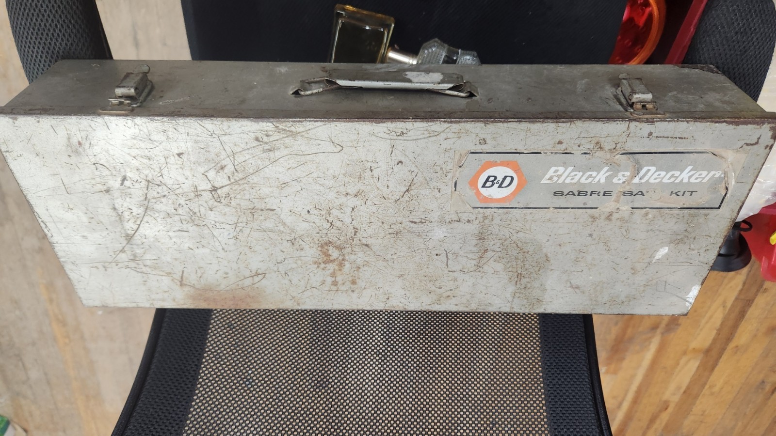 Vintage Black & Decker 3824 Type C 4-Speed Sabre Saw Metal Case USA