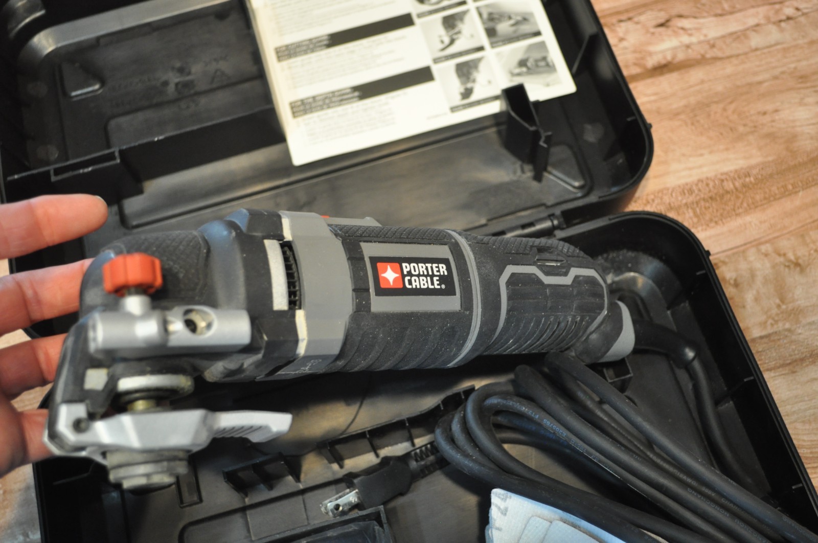 Porter Cable PCE605 Corded Oscillating Multi-Tool XTRAS Likenew