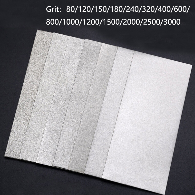 75x170mm Rectangular Diamond Coated Grinding Sanding Polishing Disc Sheet Grit