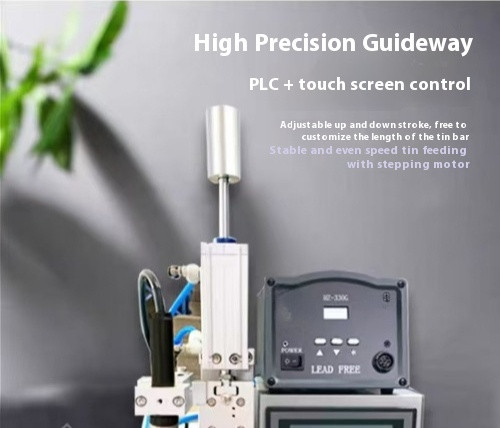 Semi-automatic Soldering Machine with Foot Pedal Type Tin Discharge and Feeder