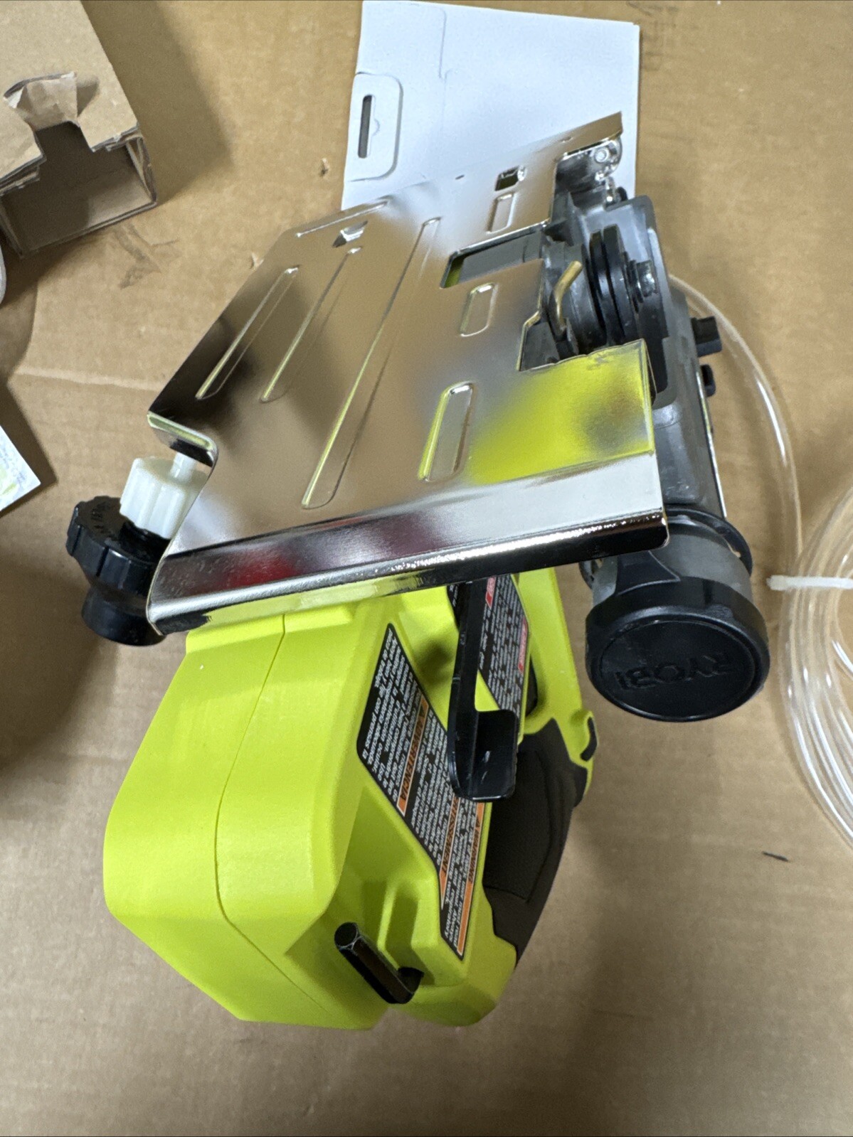 RYOBI ONE+ HP 18V Cordless Handheld Wet/Dry Masonry Tile Saw (Tool Only)