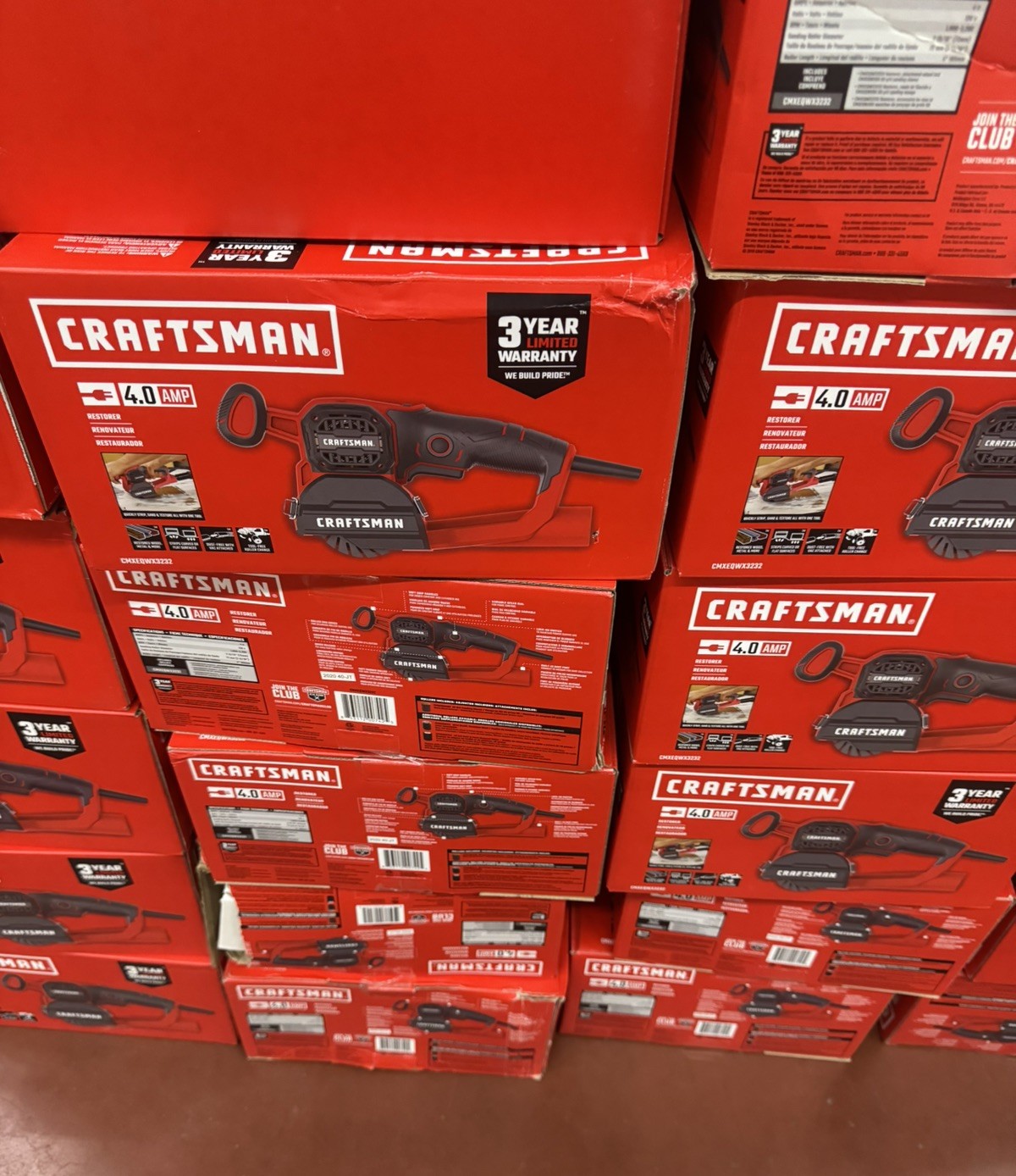 NEW CRAFTSMAN Restorer 120-Volt 4 Amp Drum Sander w/ Dust Management CMXEQWX3232