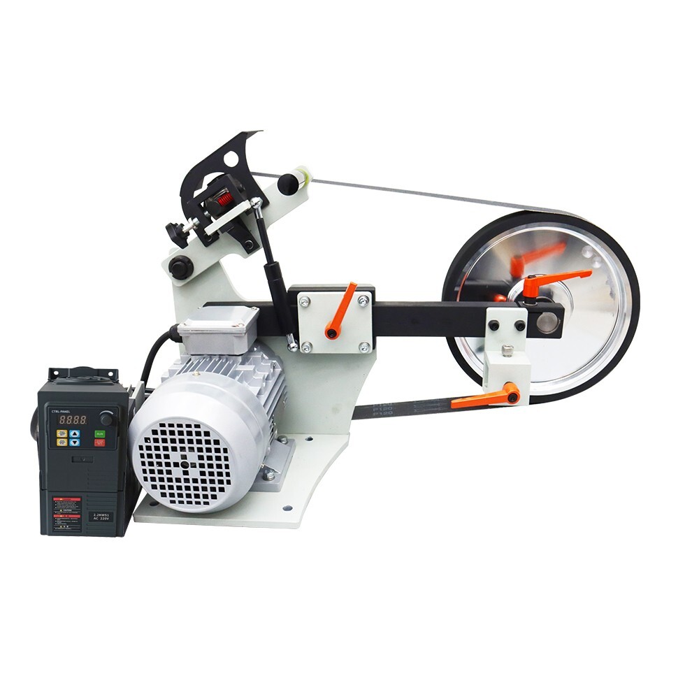 Updated 220V 2&Prime;X72&Prime; Variable Speed 2Hp Metal Process Belt Sander Knife Grinder