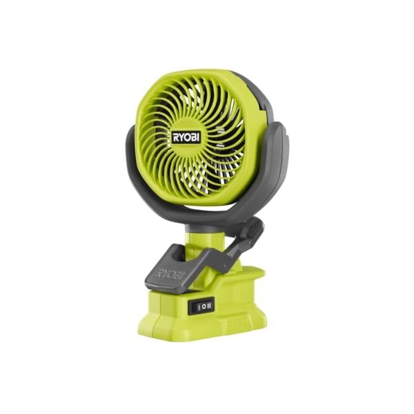 18V Cordless 4&Prime; Clamp Fan, Portable Cooling Tool, Adjustable Speed, Lightweight