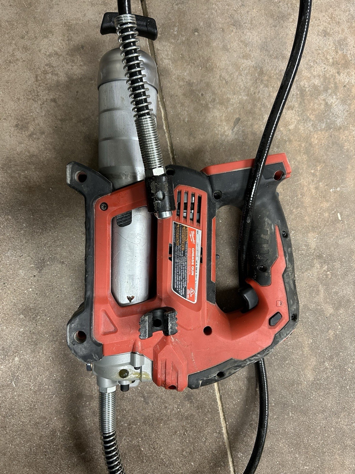 Milwaukee 2646-20 M18 18V Lithium-Ion Cordless 2-Speed Grease Gun Tool Only
