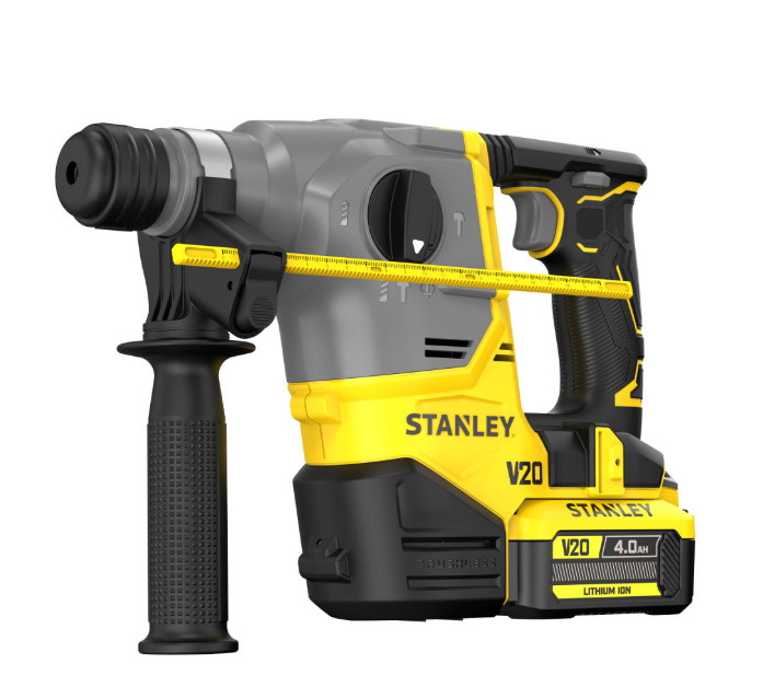 Stanley SBH910 20V MAX BL Rotary Hammer 3+1Modes 4.0Ah x 1 2.5J 4300bpm 1100rpm