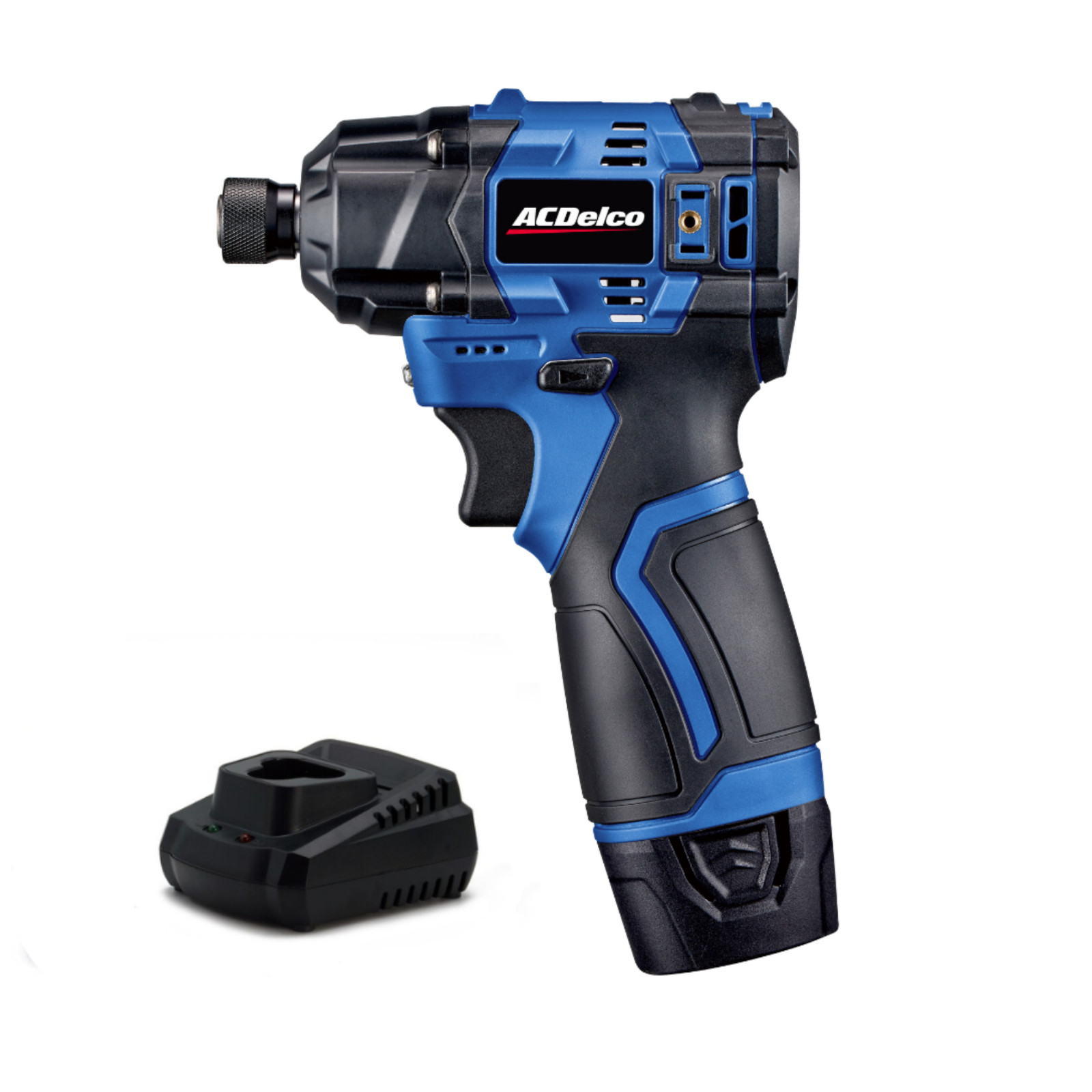 ACDelco G12 12V Brushless 1/4&Prime; Hex Impact Driver 125 ft-lbs Kit w/ 1 Battery