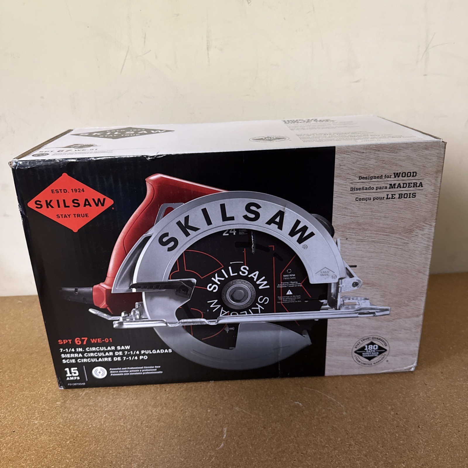 SKILSAW SPT-67- WE -01 , 7-1/4&Prime; CIRCULAR SAW 15 AMPS