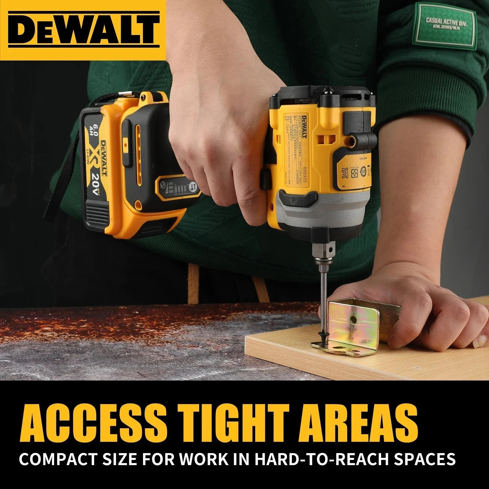 DEWALT DCF850 20V Lithium Ion Cordless Impact Wrench High Torque