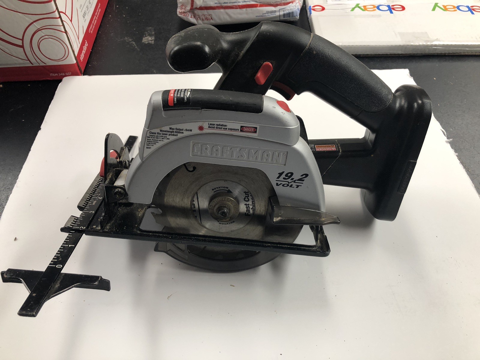Craftsman 19.2V 5 1/2&Prime; Circular Trim Saw 315.115160 w/blade and guide-no battery