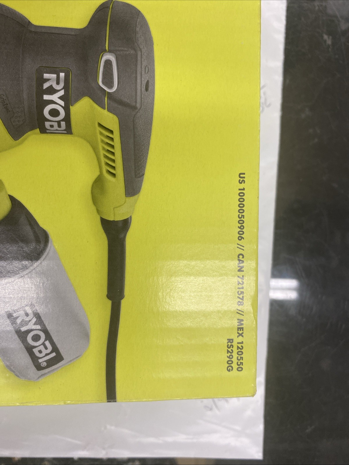 Ryobi 2.6 Amp 5 in. Random Orbital Sander Sandpaper Dustbag Smooth Sheet Sanding