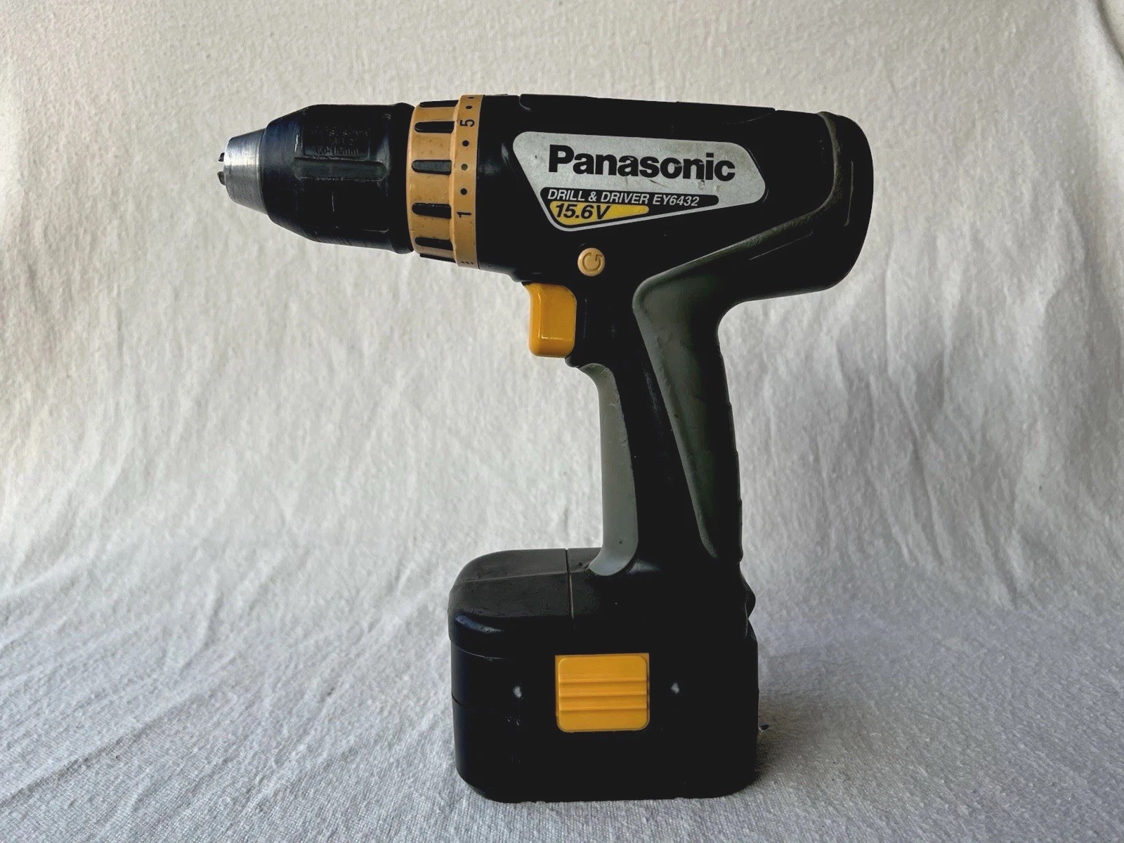 Panasonic OEM EY6432 Cordless Drill Driver 15.6V 1/2&Prime; Non OEM Battery WORKING