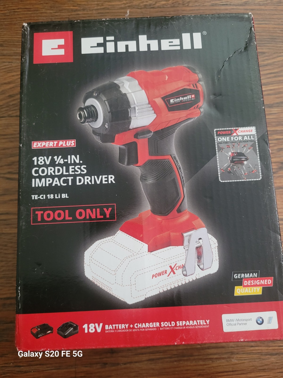 Einhell 2900RPM BRUSHLESS Motor TE-CI 18 Li BL 18V 1/4&Prime; Impact Driver TOOL ONLY