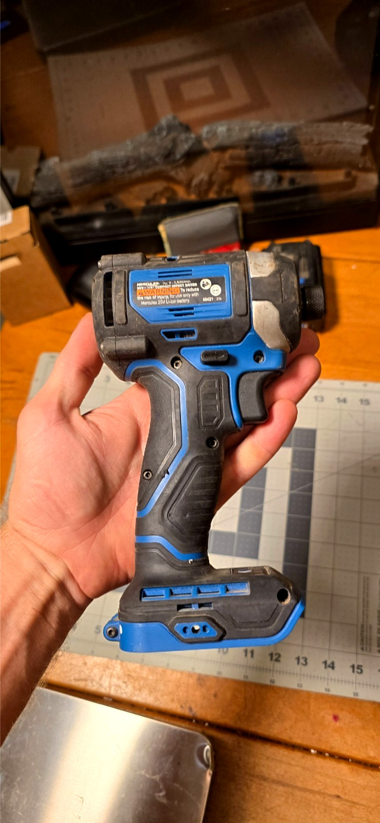 Hercules HCB81B 20V Brushless Cordless 1/4&Prime; 3-Speed Impact Driver – Bare Tool