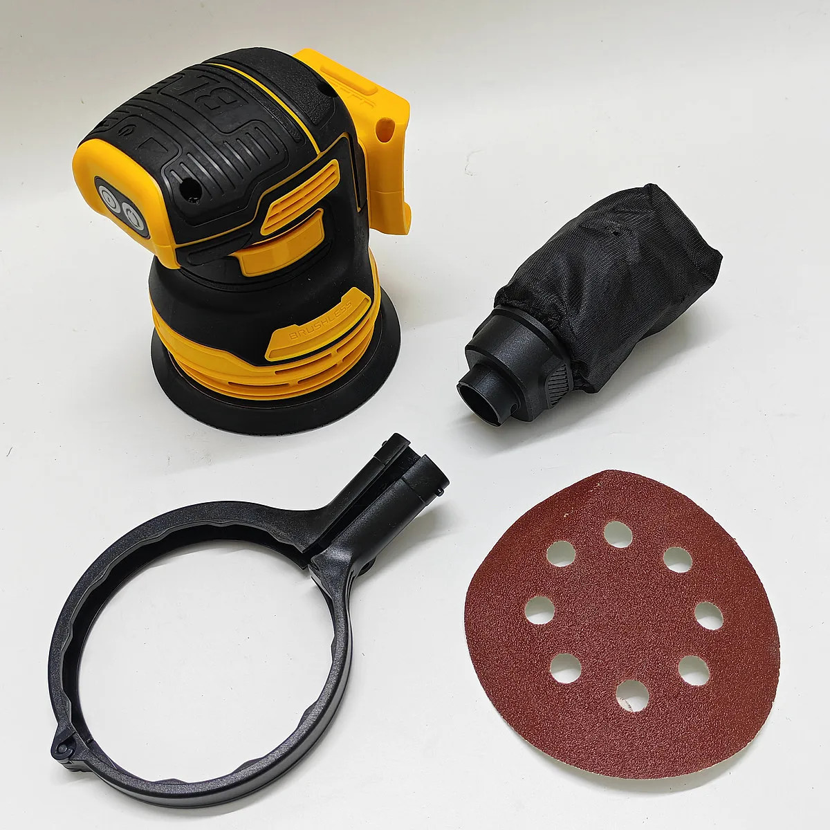 125mm Brushless Cordless Random Orbital Sander 3 Speed Wood Polishing Tool