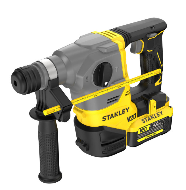 Stanley SBH910 20V MAX BL Rotary Hammer 3+1Modes 4.0Ah x 1 2.5J 4300bpm 1100rpm