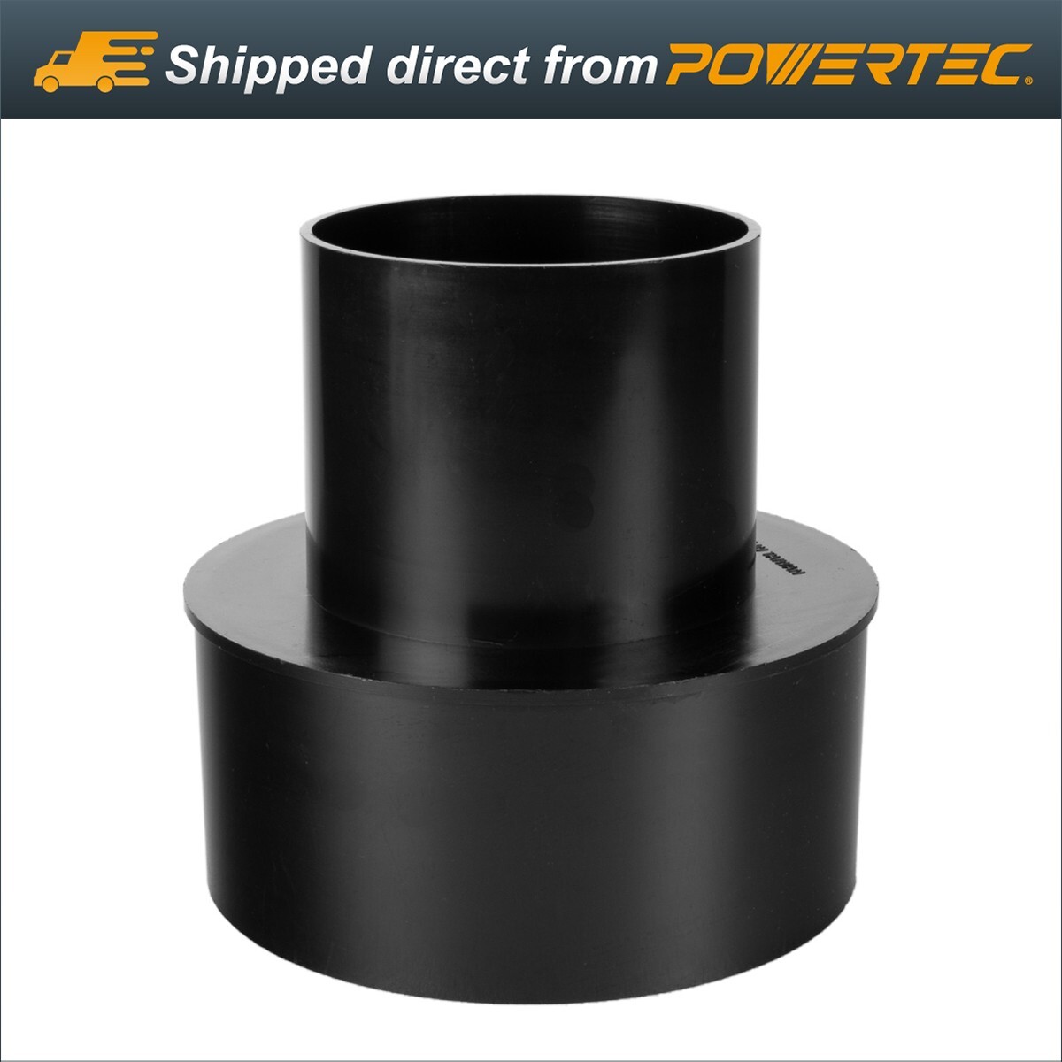 POWERTEC Dust Collection Reducer 6 inch OD to 4 inch OD (70277)