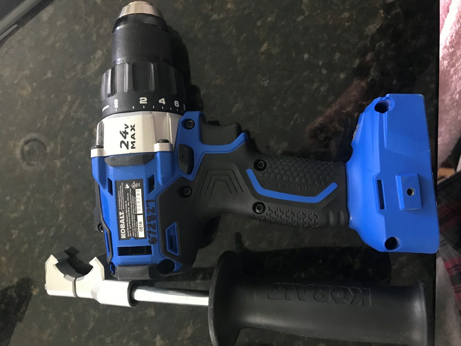 KOBALT 24V MAX model KDD524B-03 Cordless brushless DRILL/DRIVER + battery 2ah