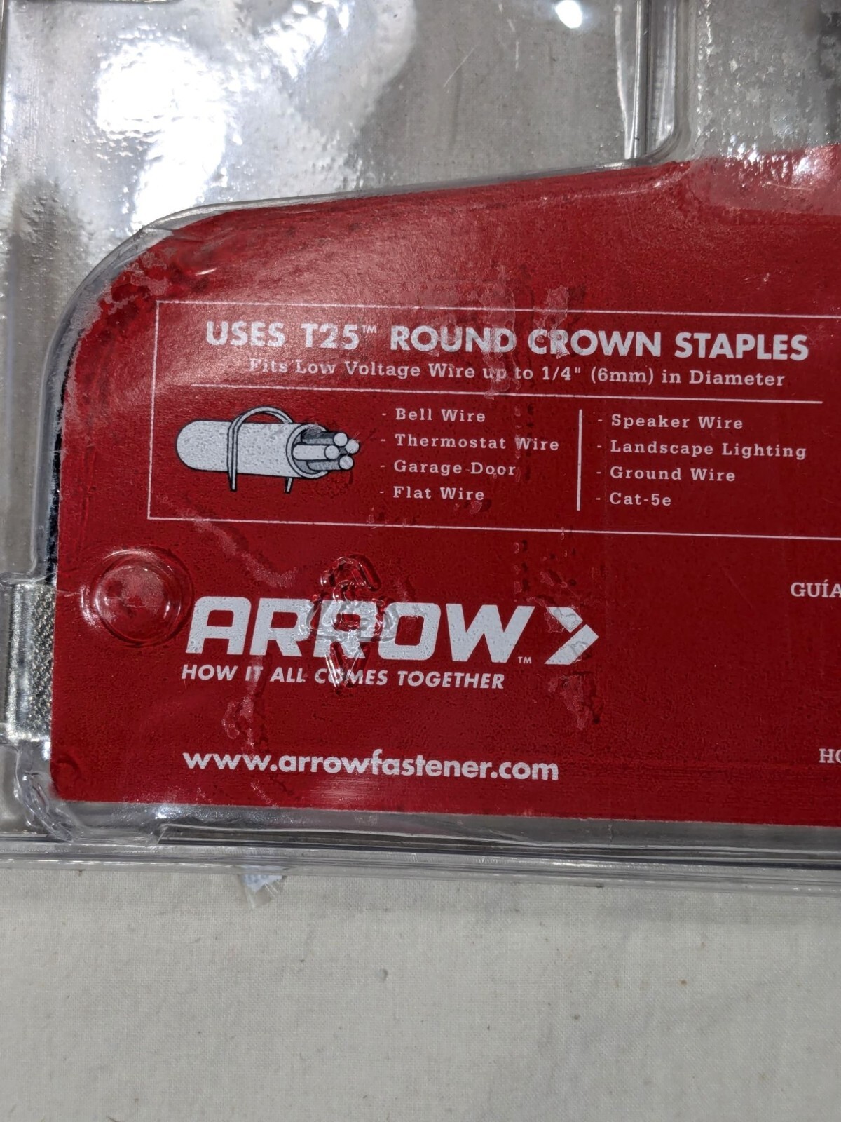 Arrow Professional Low Voltage Wire/Cable Staple Gun T25P