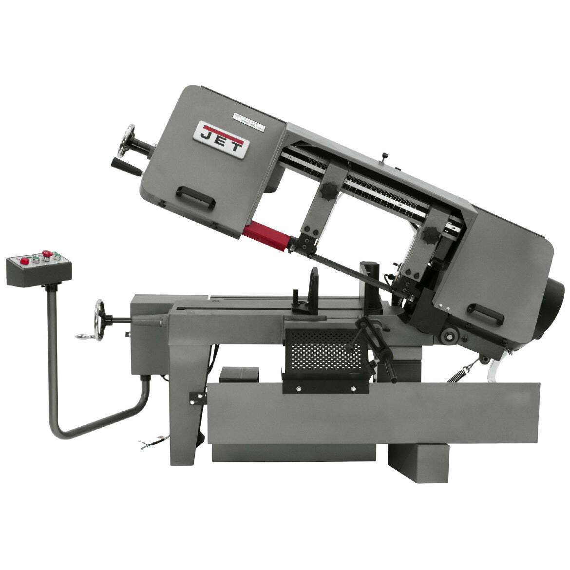 JET J-7020 1-1/2-Hp 115/230V 10&Prime; x 16&Prime; Heavy Duty Cast Iron Horizontal Bandsaw