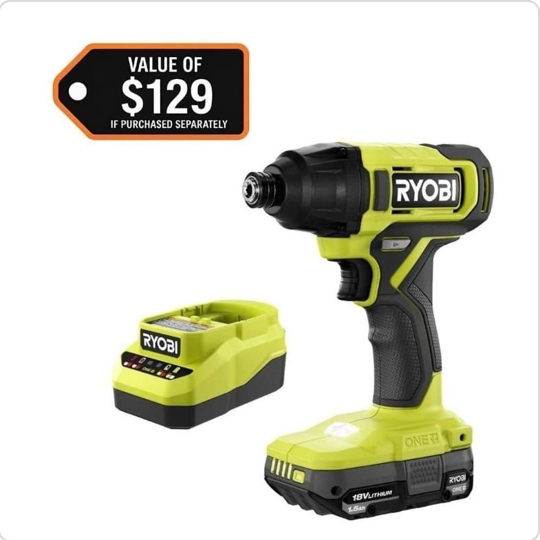 18 V ONE+ 1/4&Prime; Impact driver tool