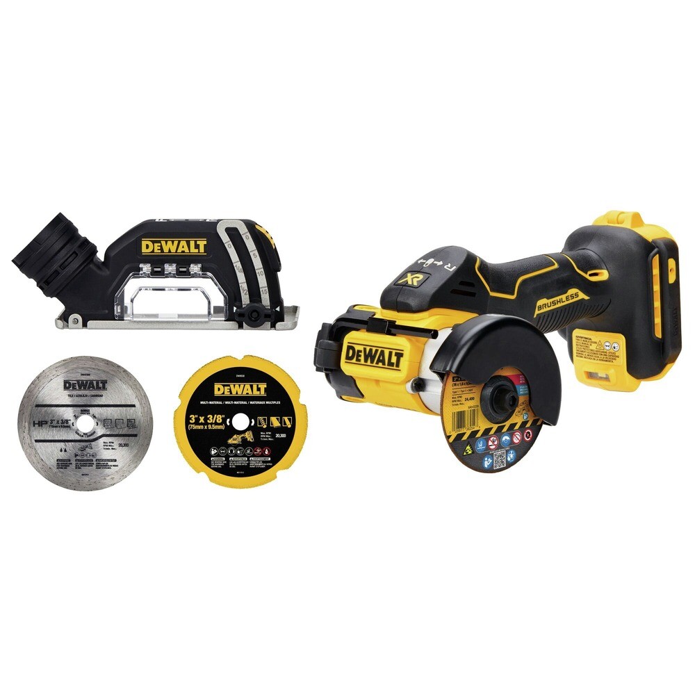 DEWALT DCS438BR 20V MAX XR BL 3&Prime; Cut-Off Tool (Tool Only) Certified Refurbished