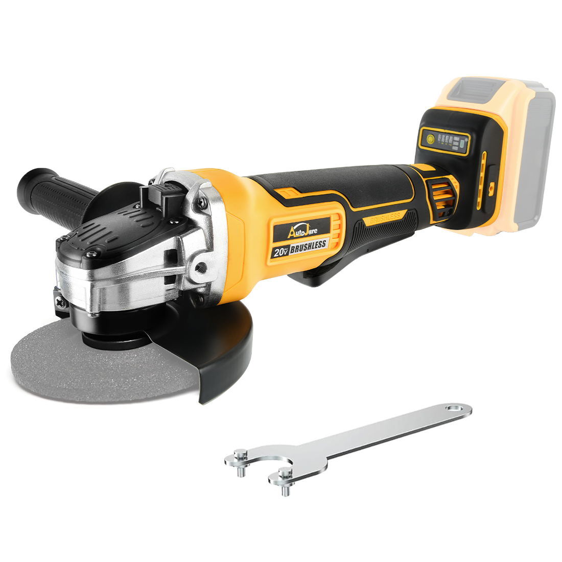 For DEWALT DCB205 125mm brushless flat head angle grinder bare machine tool…