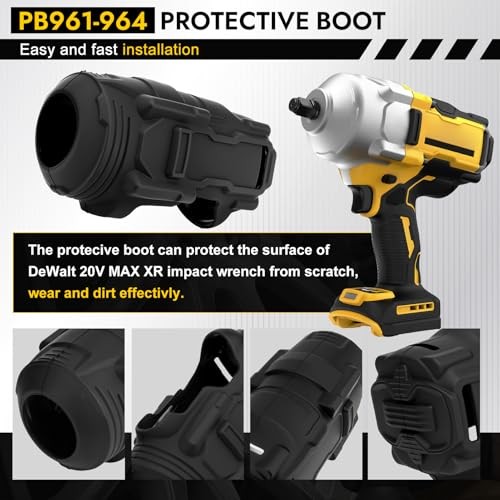 Upgraded DCF961 DCF964 Protective Rubber Boot for 20V MAX DCF961, DCF964,