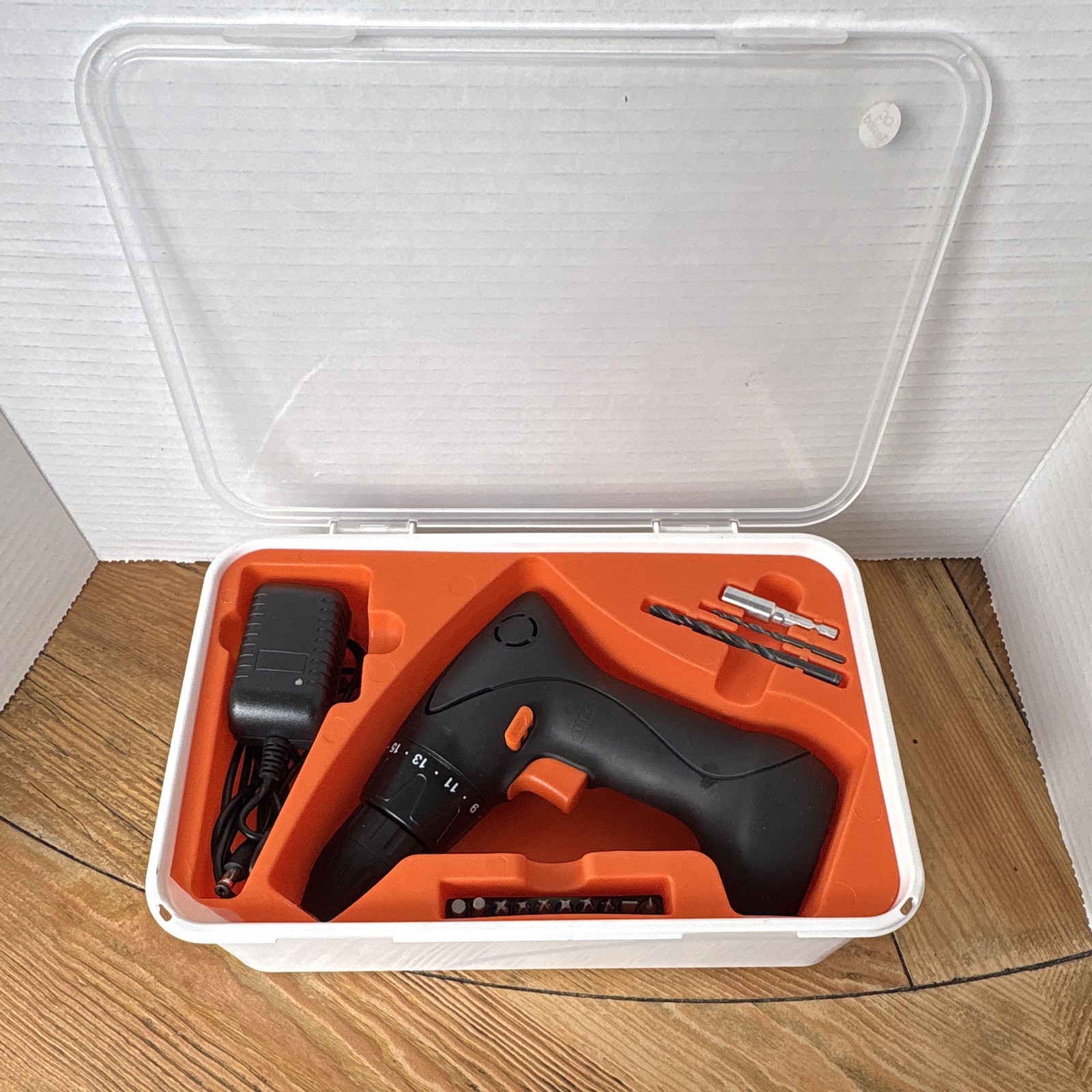 IKEA FIXA 7.2V Li-Ion Cordless Drill Set 1.5Ah w/ Charger Bits Case