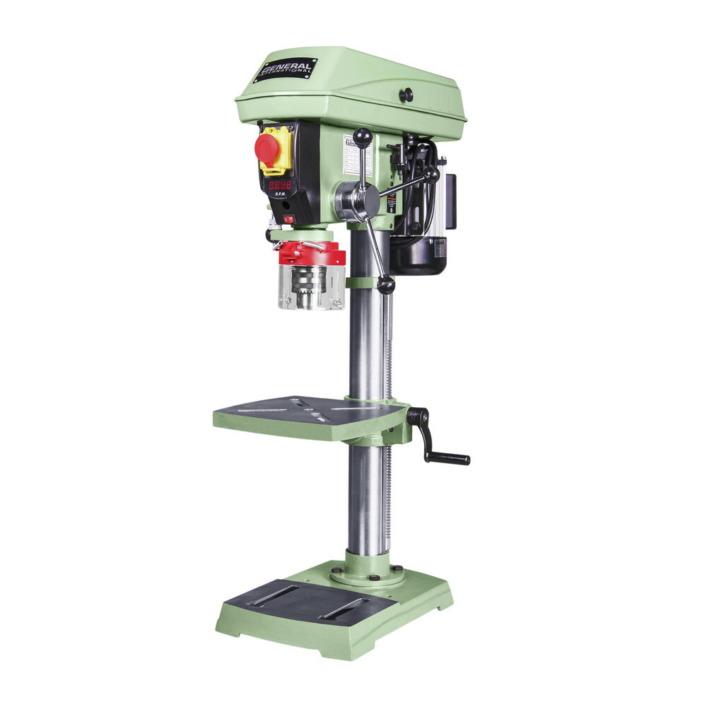 General International 75-010 M1 12 in. 1/3 HP VSD Benchtop Drill Press New