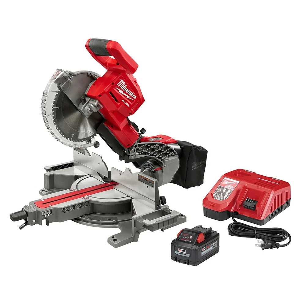 Milwaukee 2734-21 M18 FUEL 18V 10&Prime; Dual Bevel Sliding Compound Miter Saw Kit