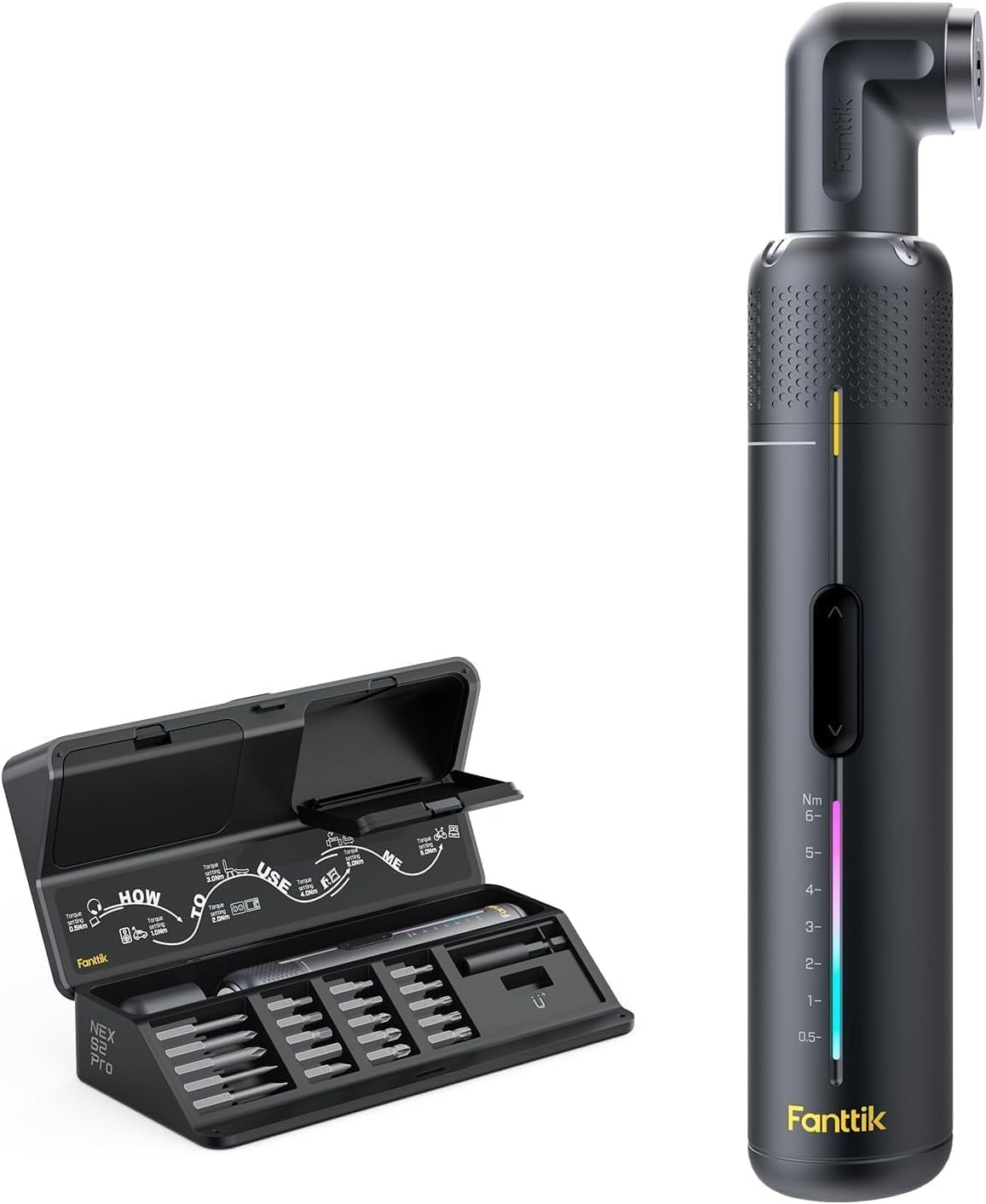 S2 Pro Electric Screwdriver Cordless Screwdriver Set Space Grey 7Torque Settings