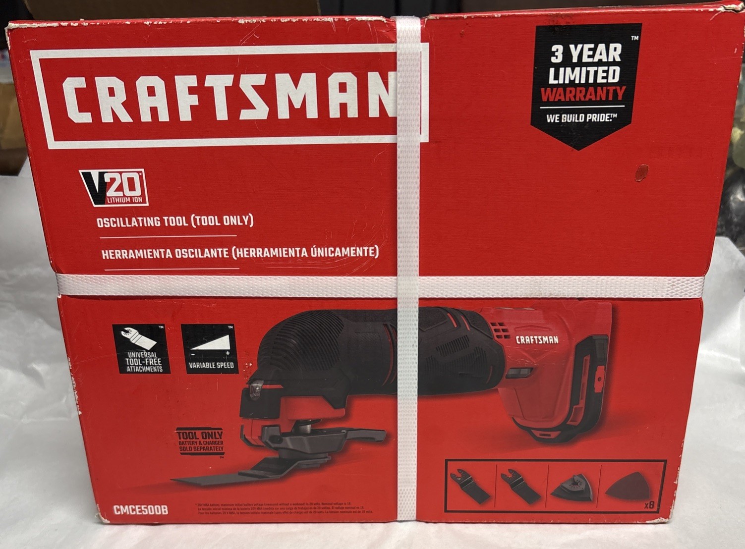 New Craftsman CMCE500B 20V Oscillating Tool In Factory Sealed Box (TOOL ONLY)