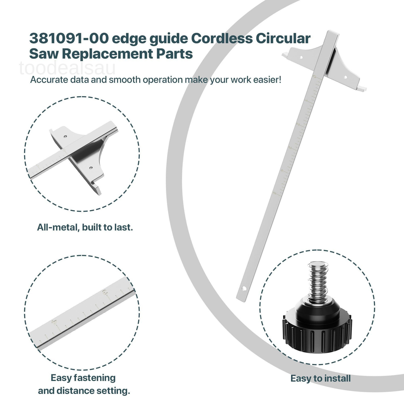 381091-00 Circular Saw Guide Replacement – Compatible with De-Walt DC390K..