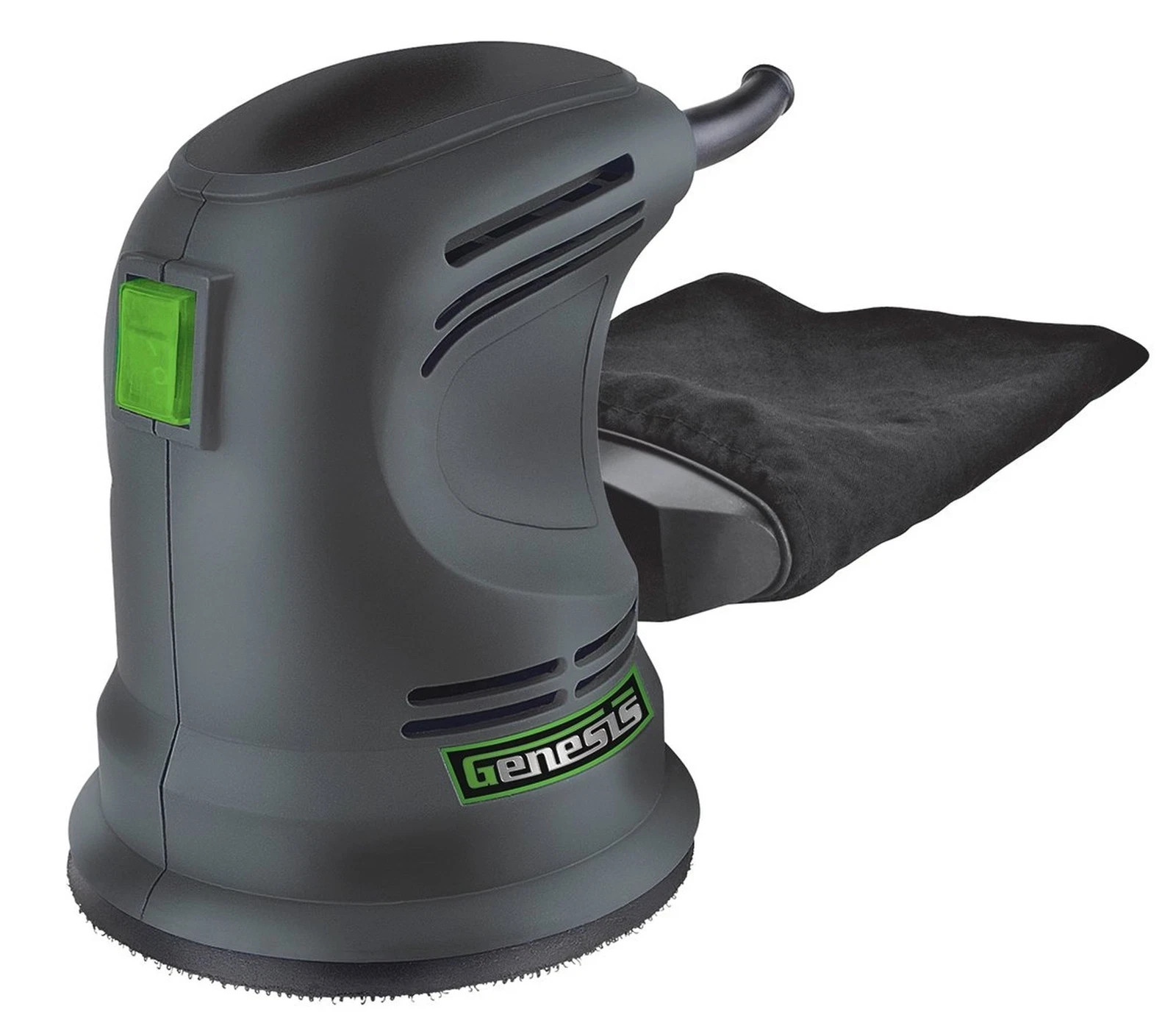 Genesis Random Orbit Sander Hook-and-Loop System, Dust Bag/ Sanding Disc-SEALED!