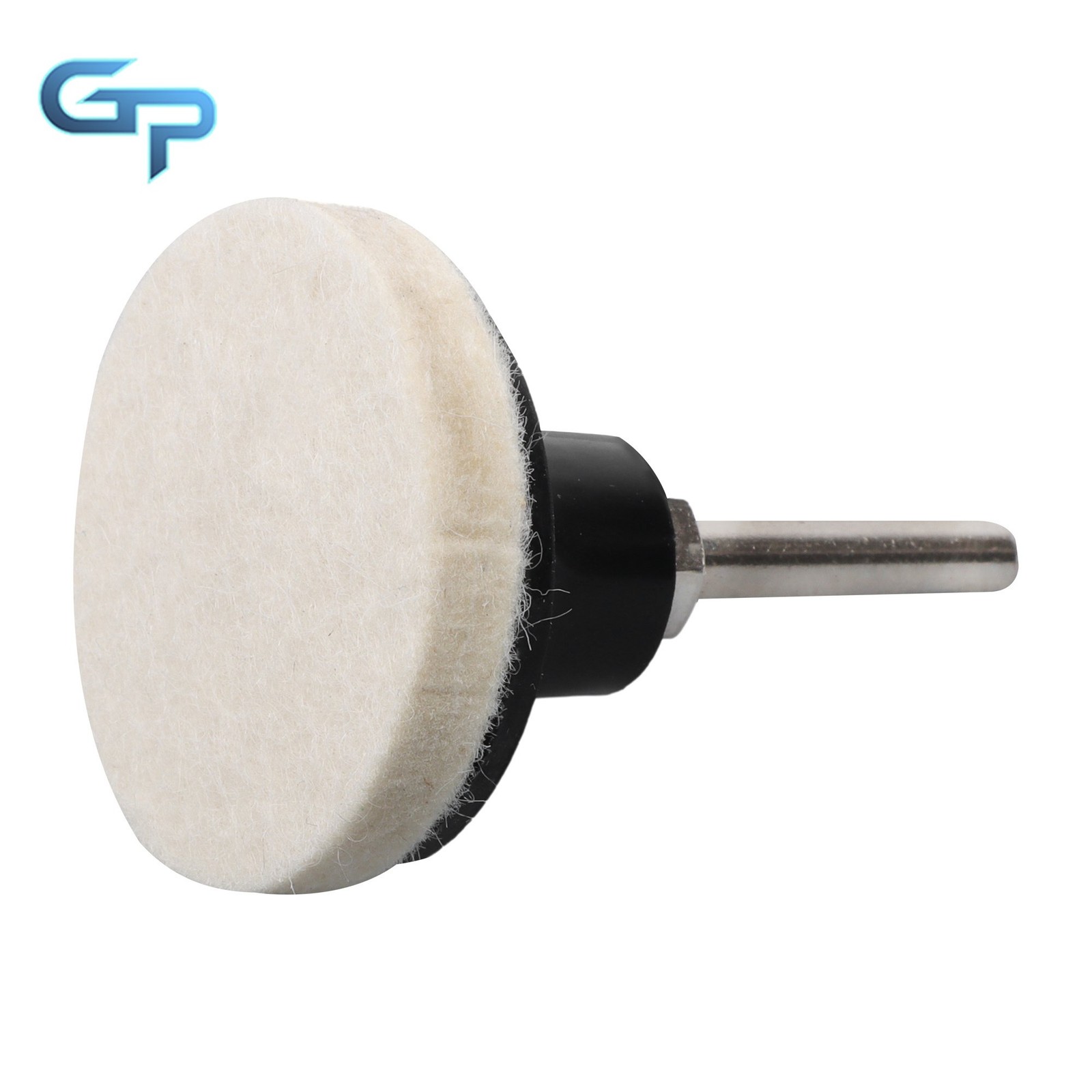 30 Pcs 2 Inch Wool Disc Polishing Buffing Pads Wheels Pad Holder with 1 Bracket