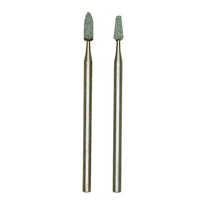 Silicon carbide mounted points 2 pcs., flame and taper