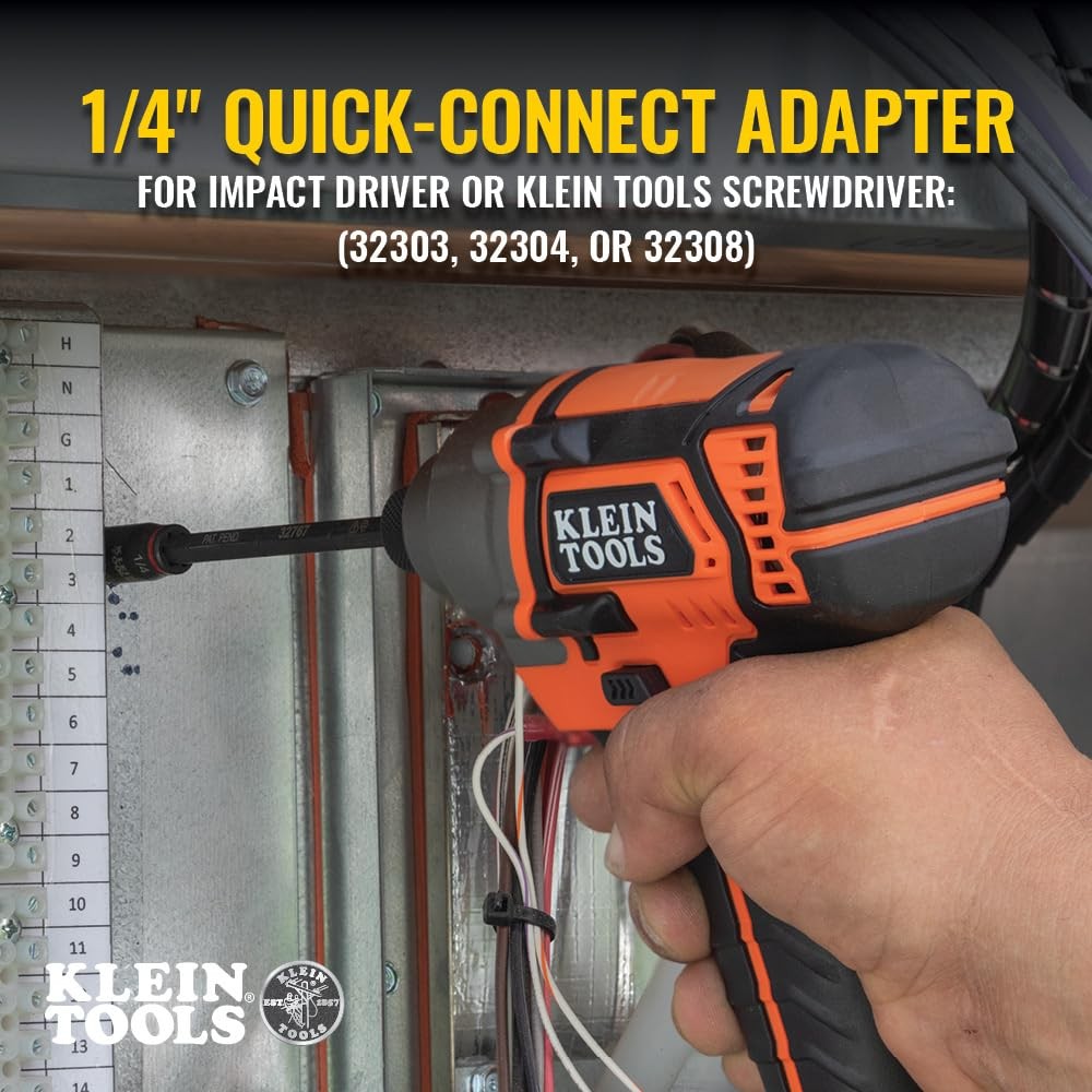 Klein Tools 32767 Impact Driver, SAE 3-in-1 1 Count (Pack of 1), Silver