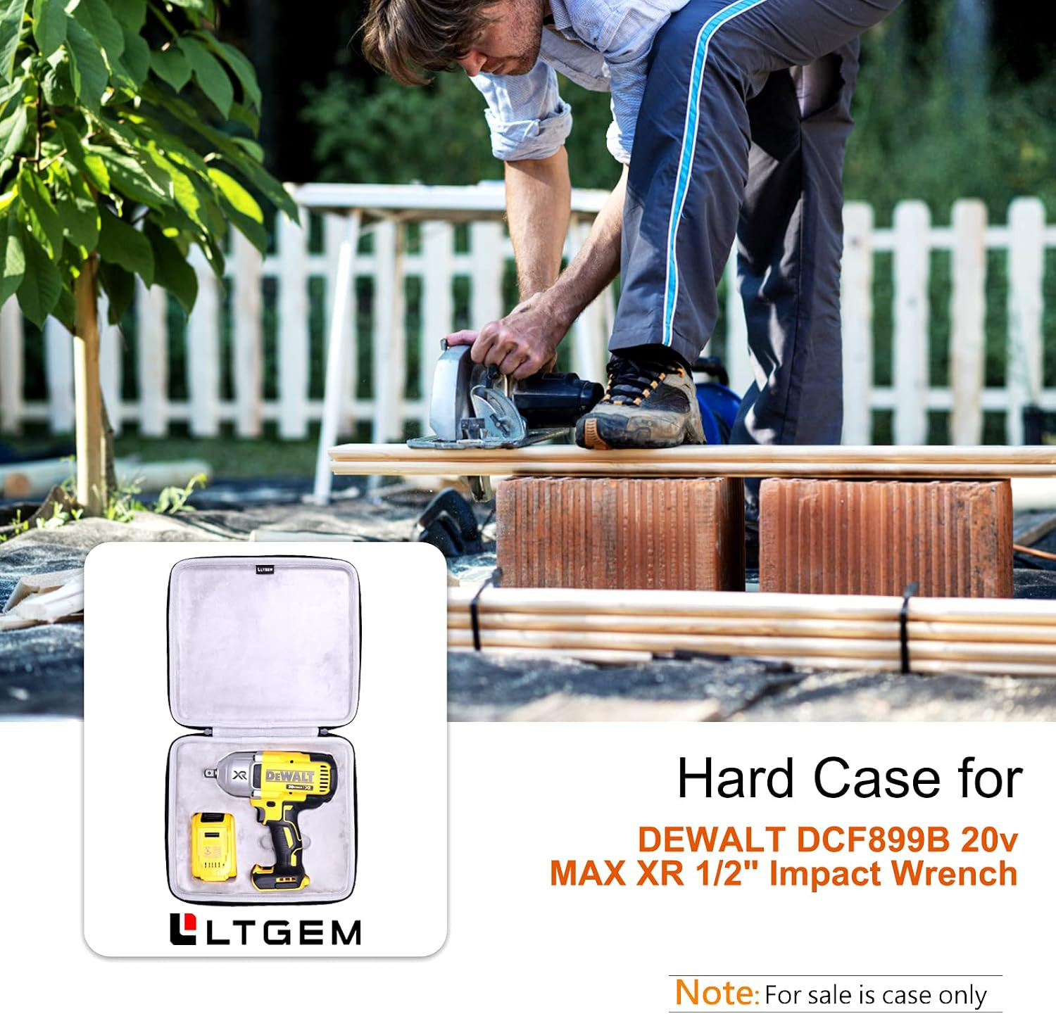 EVA Hard Case for DEWALT DCF899B or DCF899HB 20V MAX XR Impact Wrench