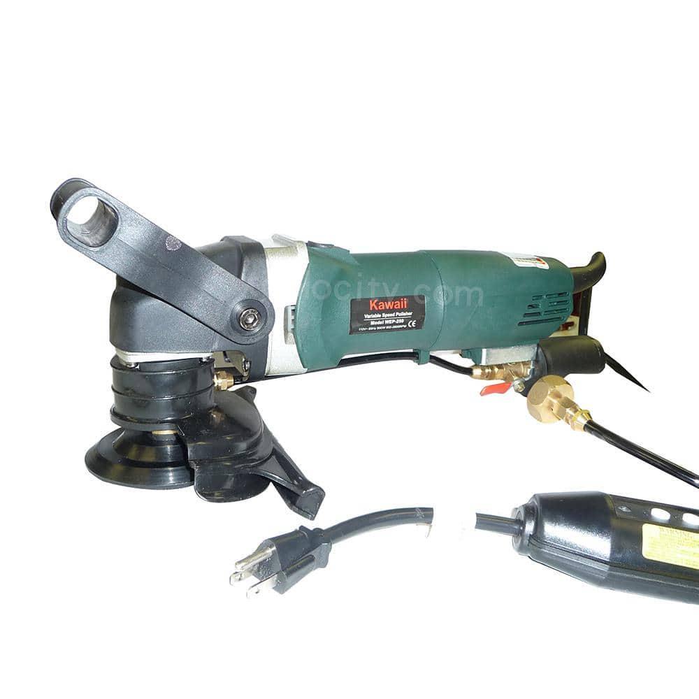 5 In. Variable Speed Electric Wet Stone Polisher 2800 RPM for Granite Concrete