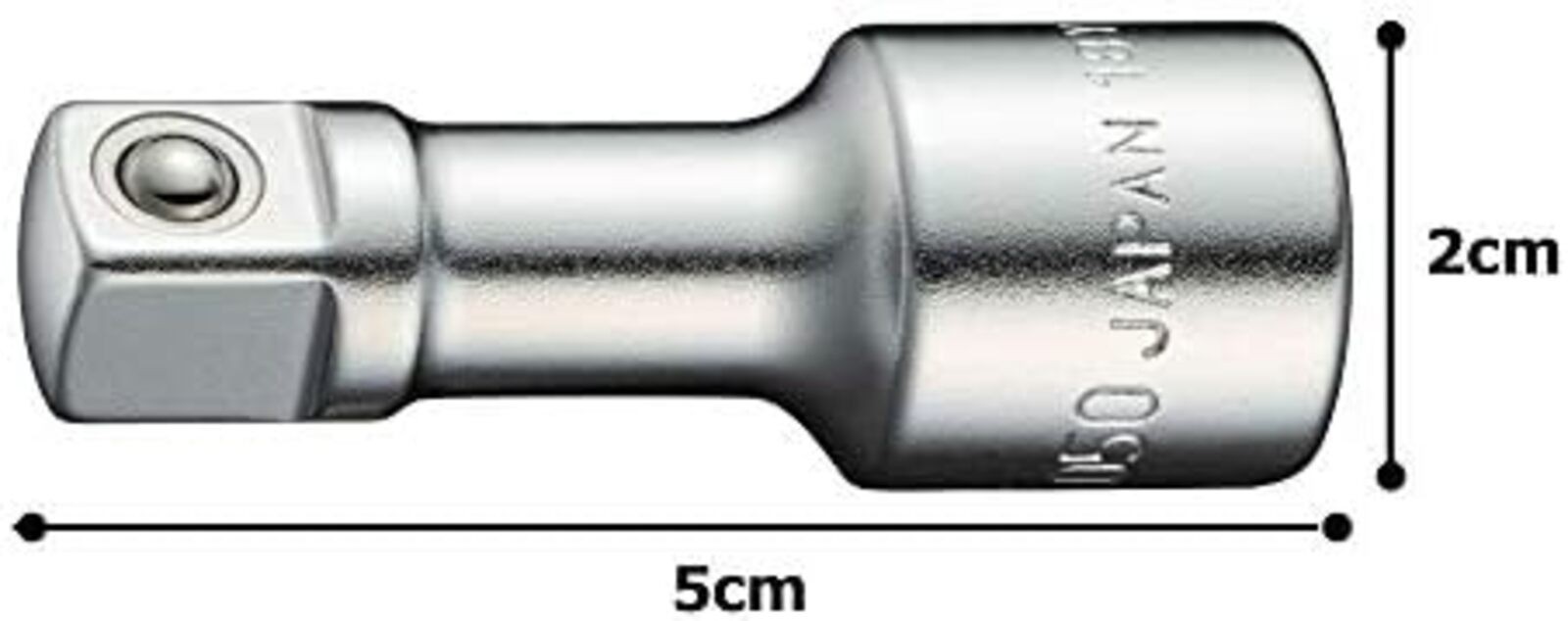 TONE Extension Bar EX30-050 Insertion angle 9.5mm (3/8&Prime;) Total length 50mm F/S