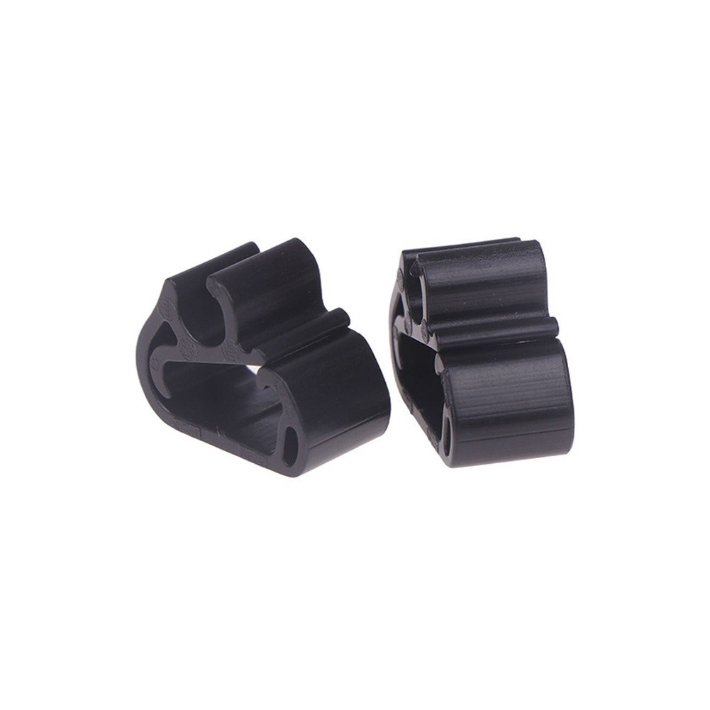Car Windshield Wiper Arm Clip Spray Pipe Fastener Holder Plastic Set Of 2