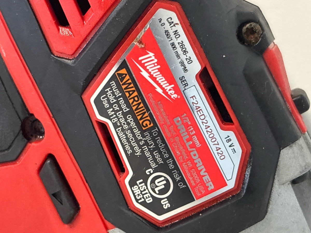 MILWAUKEE TOOLS 2606-20 (P18028676)