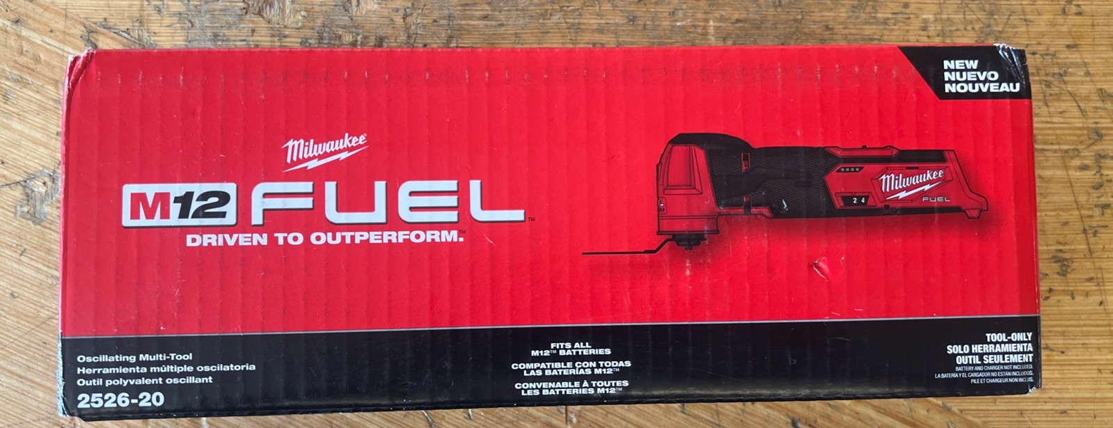 Milwaukee Tool 2526-20 M12 Fuel Oscillating Multi-Tool (Tool Only)