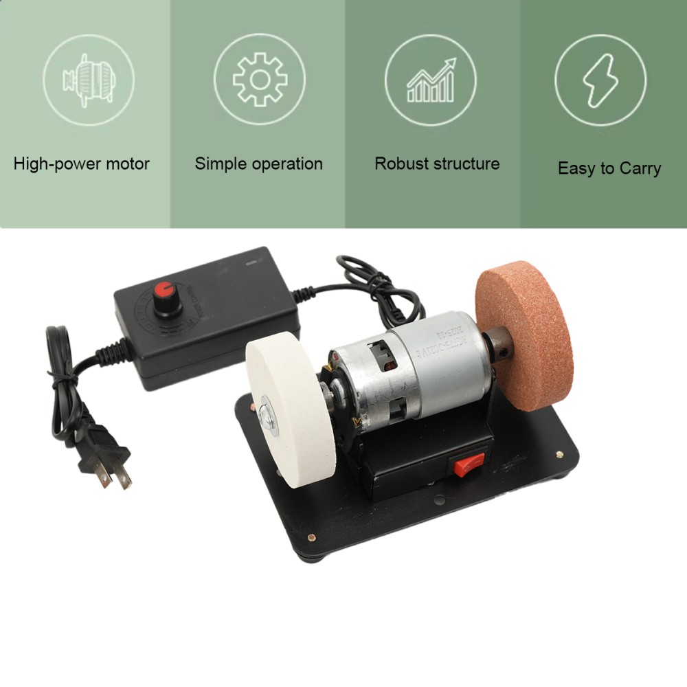 Electric Multi-Purpose Grinding Machine 96W Belt Sander Benchtop Grind Sander