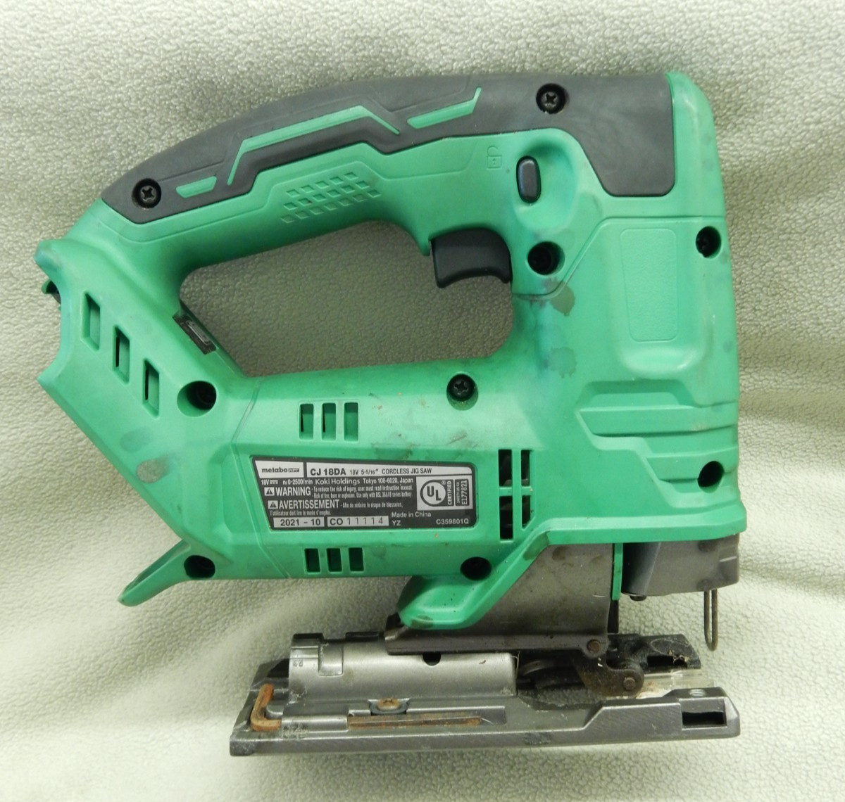 METABO HPT 18V CORDLESS JIG SAW CJ18DA VARIABLE SPD. LITHIUM *BARE TOOL* JIGSAW