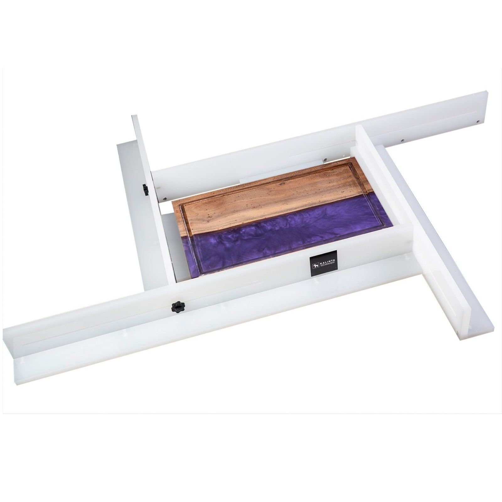 Juice Groove Router Jig 27*19 inches (max) – 11*8 (min), White
