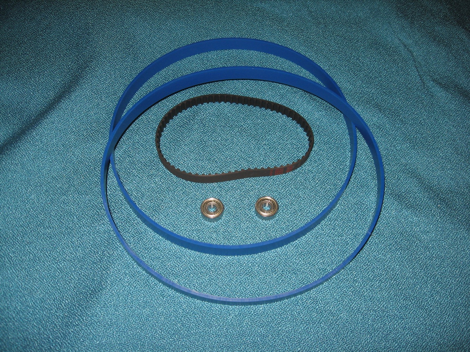 2 BLUE MAX BAND SAW TIRES DRIVE BELT AND NEW THRUST BEARINGS FOR DELTA 28-150